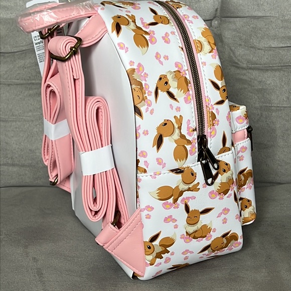 Loungefly Pokemon Eevee Sakura Mini Backpack - Picture 6 of 7